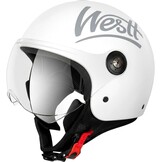 WESTT Classic Jet Helm - Mat Zwart - 34% Korting - Maat S