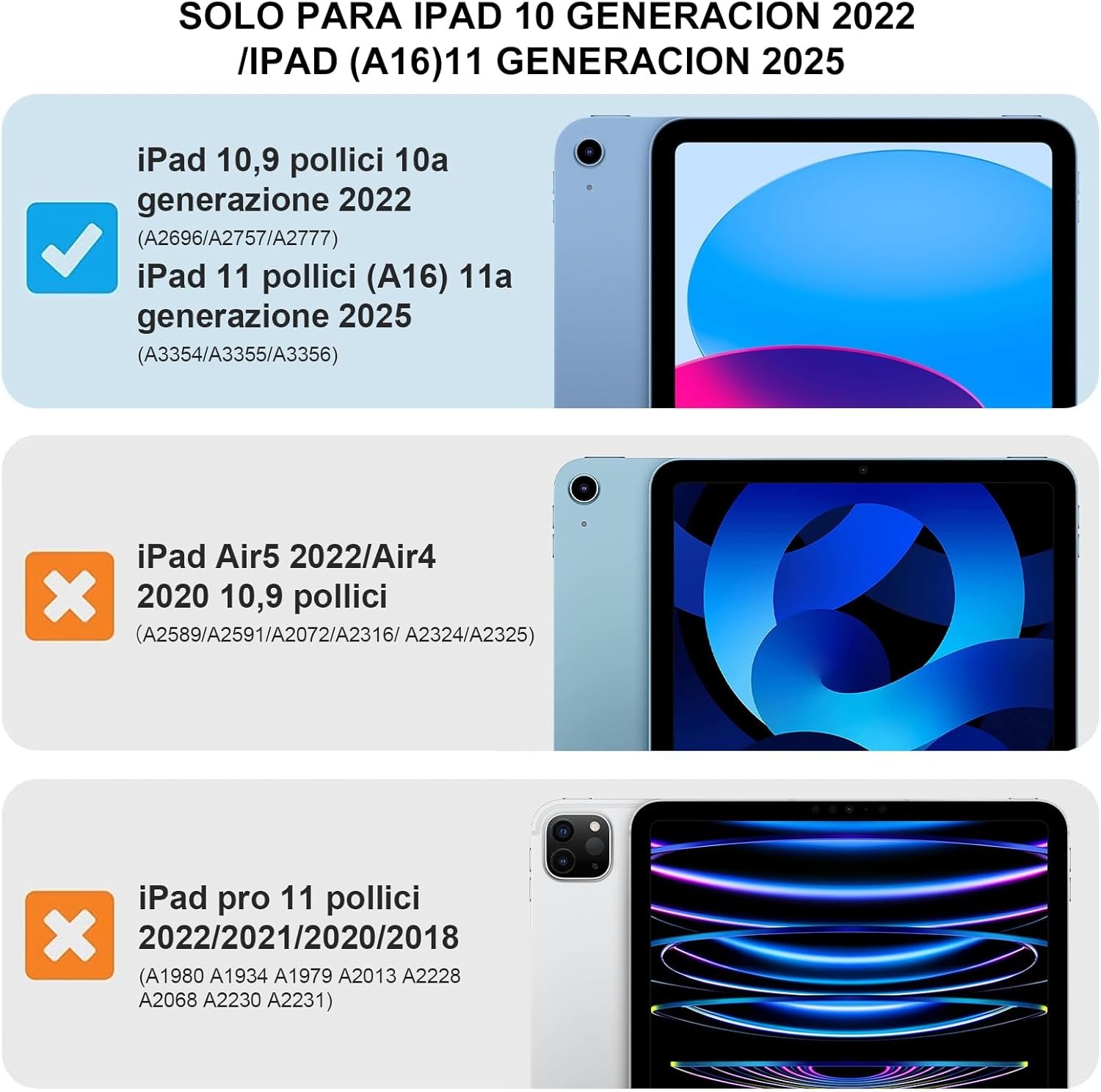 Hoes met Toetsenbord voor iPad 10/11e Gen - 46% Korting!