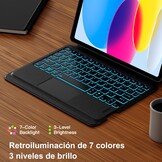 iPad Hoes met Italiaans Toetsenbord & Touchpad - 60% Korting