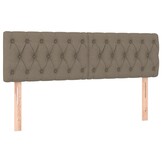 vidaXL Hoofdborden 2 stuks Taupe Stof (51% korting)