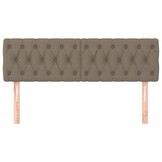vidaXL Hoofdborden 2 stuks Taupe Stof (51% korting)