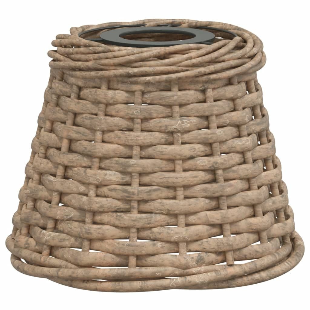 vidaXL Riet Plafondlampenkap Ø15x12cm Bruin - 44% Korting