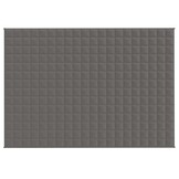 vidaXL Verzwaringsdeken 135x200cm 6kg Grijs | 55% Korting