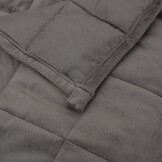 vidaXL Verzwaringsdeken 135x200cm 6kg Grijs | 55% Korting