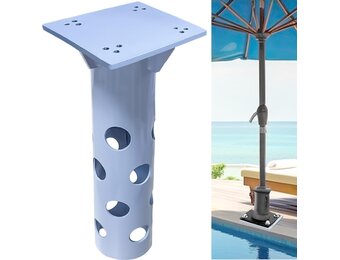 KEELYY Grondhuls Parasol - Stabiel & Ruimtebesparend - 32% Korting!