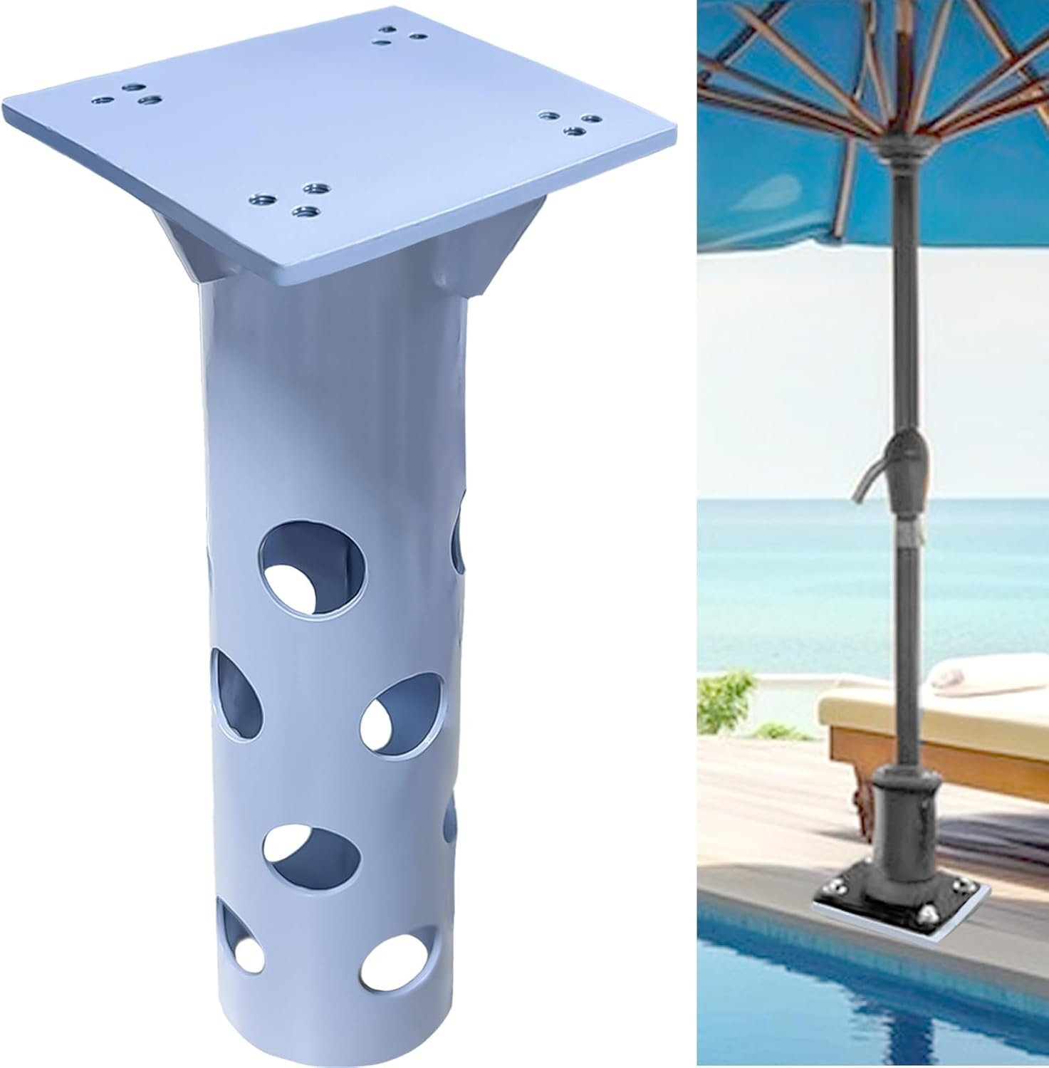 KEELYY Grondhuls Parasol - Stabiel & Ruimtebesparend - 32% Korting!