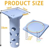 KEELYY Grondhuls Parasol - Stabiel & Ruimtebesparend - 32% Korting!