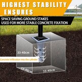 KEELYY Grondhuls Parasol - Stabiel & Ruimtebesparend - 32% Korting!
