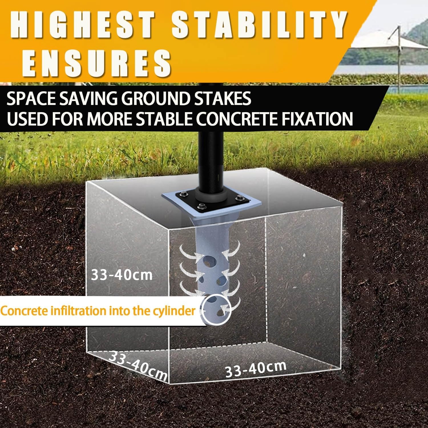 KEELYY Grondhuls Parasol - Stabiel & Ruimtebesparend - 32% Korting!