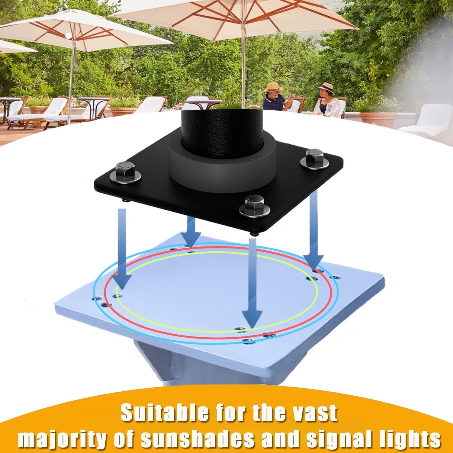 KEELYY Grondhuls Parasol - Stabiel & Ruimtebesparend - 32% Korting!