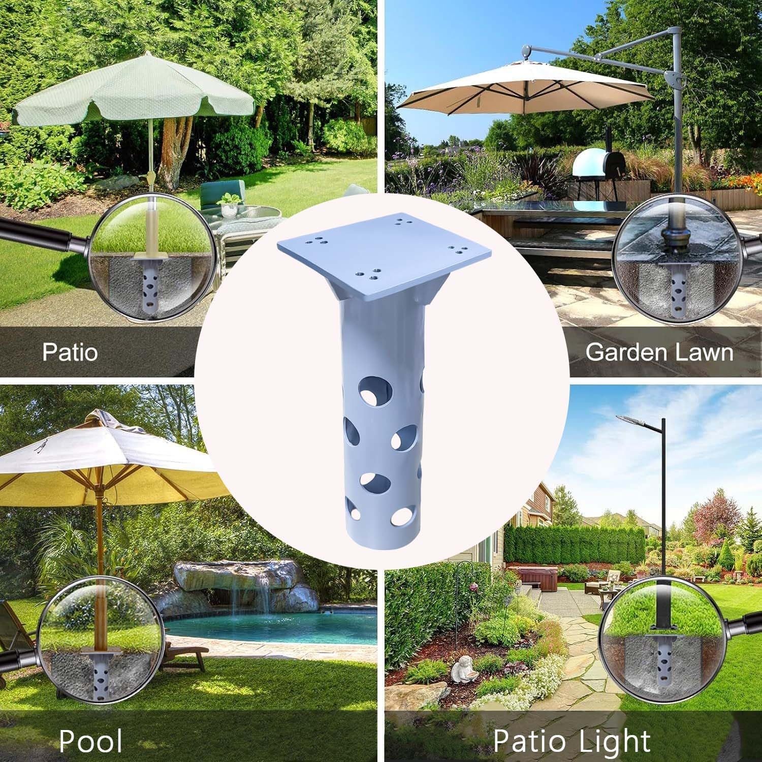 KEELYY Grondhuls Parasol - Stabiel & Ruimtebesparend - 32% Korting!