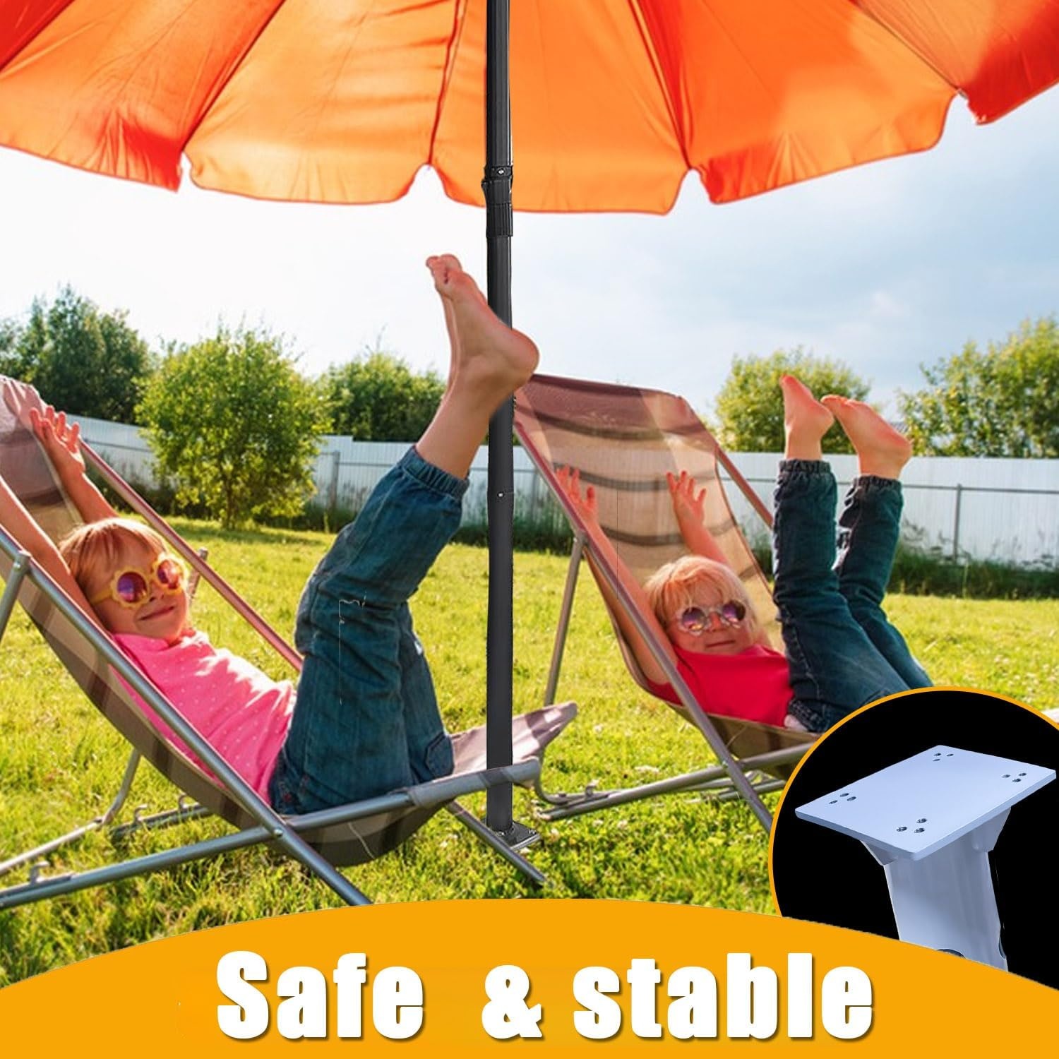 KEELYY Grondhuls Parasol - Stabiel & Ruimtebesparend - 32% Korting!