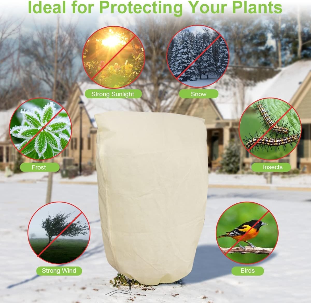 Tesmotor Plant Vorstbeschermhoes - 200x240CM - 28% Korting!