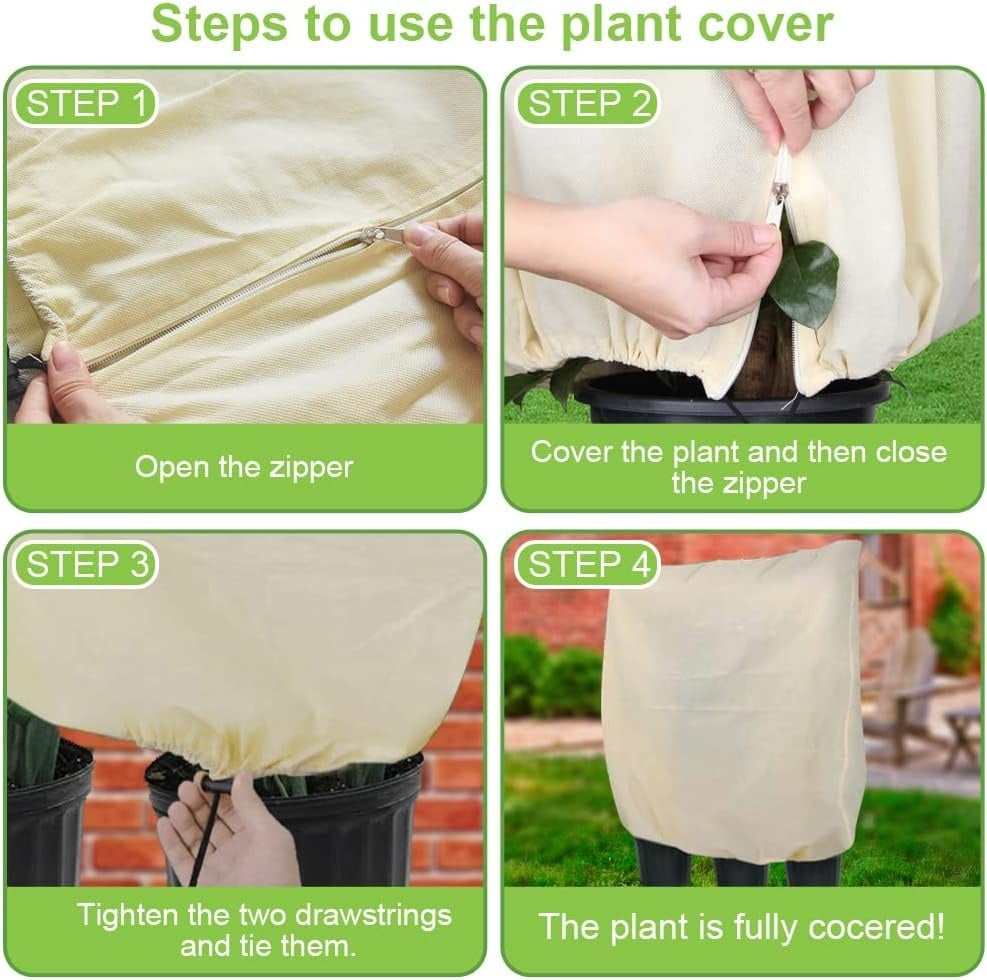 Fleece Plantenhoes 200x240 cm Zwart: Vorst- & Ongediertebescherming - 72% Korting!