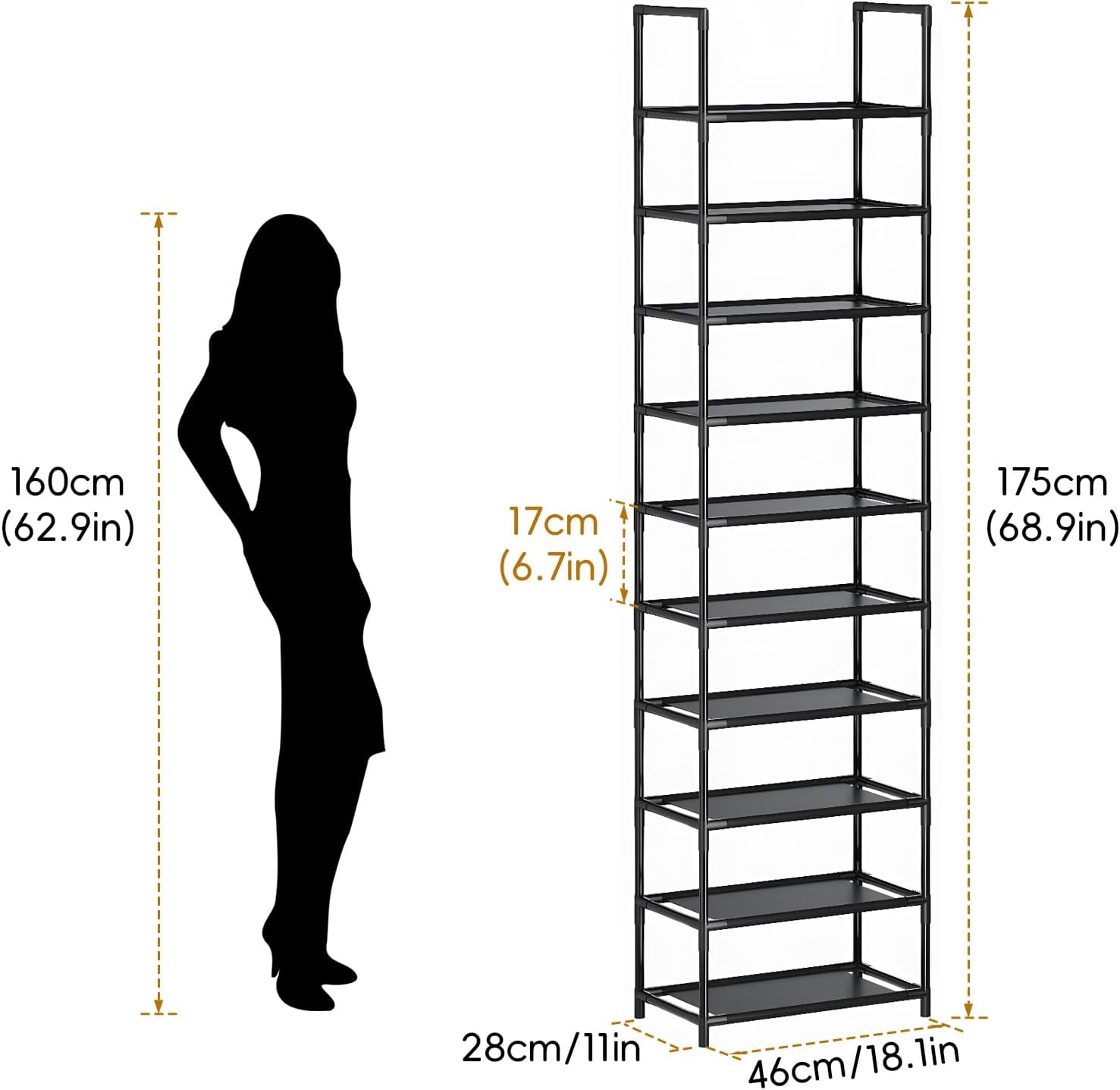 Barsone 10-Laags Schoenenrek - 33% Korting!