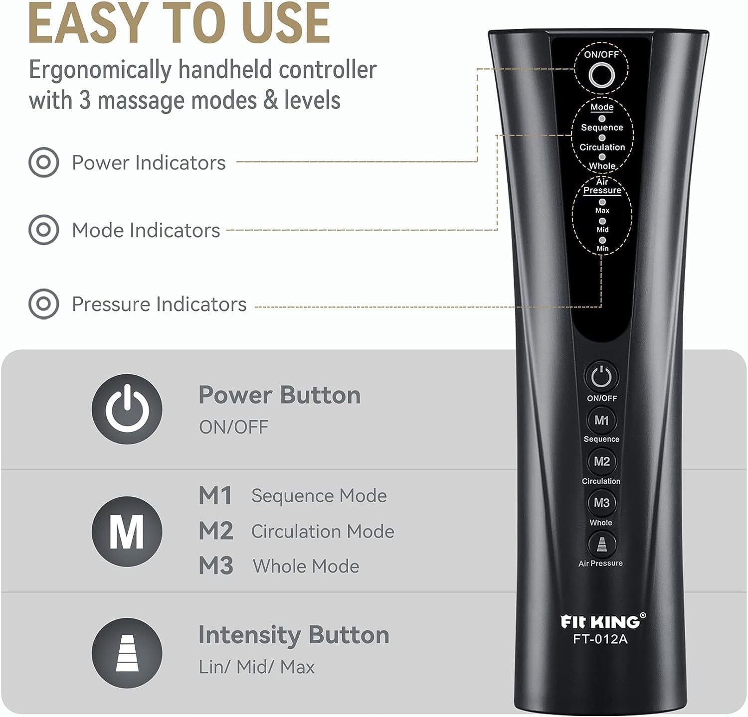 FIT KING Pressotherapie Laarzen: Benen & Voetmassage met 34% Korting