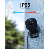 Vimtag 4MP bewakingscamera voor buiten, IP66 waterdicht, hondencamera voor buiten en binnen met nachtzicht in kleur, wifi-buitencamera met bewegingsmelder, 2-weg audio, huisdiercamera met app, zwart