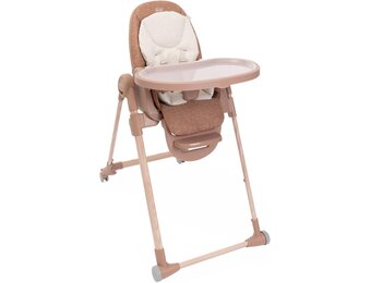 Polly Armonia Ontwikkelingsstoel voor Kinderen van 0 maanden tot 40 kg, Recliner Kinderstoel met Verstelbare Hoogte en Voetsteun, 4 Wielen, Compacte Vergrendeling