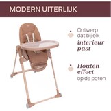 Polly Armonia Ontwikkelingsstoel voor Kinderen van 0 maanden tot 40 kg, Recliner Kinderstoel met Verstelbare Hoogte en Voetsteun, 4 Wielen, Compacte Vergrendeling