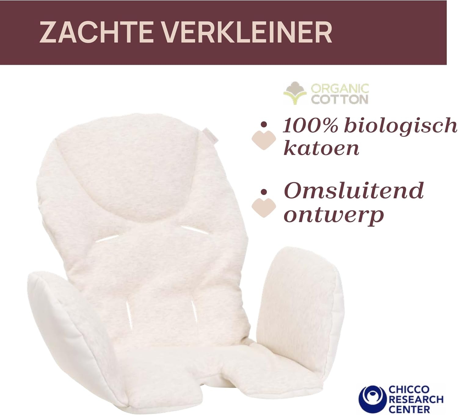 Polly Armonia Ontwikkelingsstoel voor Kinderen van 0 maanden tot 40 kg, Recliner Kinderstoel met Verstelbare Hoogte en Voetsteun, 4 Wielen, Compacte Vergrendeling