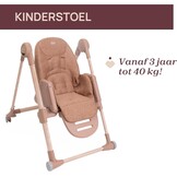 Polly Armonia Ontwikkelingsstoel voor Kinderen van 0 maanden tot 40 kg, Recliner Kinderstoel met Verstelbare Hoogte en Voetsteun, 4 Wielen, Compacte Vergrendeling