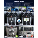 [1+32G] CAMECHO Android 13 Autoradio met Navi voor Opel Corsa d/Astra h/Zafira b/Meriva/Vivaro Radio, 7 Inch Capacitief Touchscreen Ondersteunt bediening via het stuur USB(Grijs)