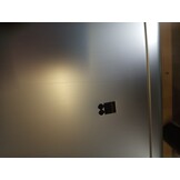 LEVEL8 20 "Trolley Hard Aluminium Handbagagekoffer, Elegante Trolleykoffer met Zwenkwielen en Geïntegreerd TSA-slot, 56cm, 35L, Zilver