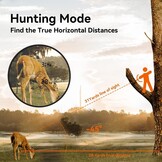 MILESEEY Laserafstandsmeter 900 Yards - Jacht, Boogschieten, Horizontale Afstand, Hoekcompensatie