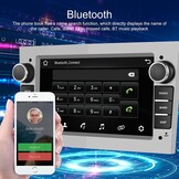 [1+32G] CAMECHO Android 13 Autoradio voor Opel Corsa d Astra h Zafira b Meriva Vivaro,7 Inch HD Touch Screen met WiFi/Bluetooth/USB/Navi/FM/RDS/Mirror Link-Zilver