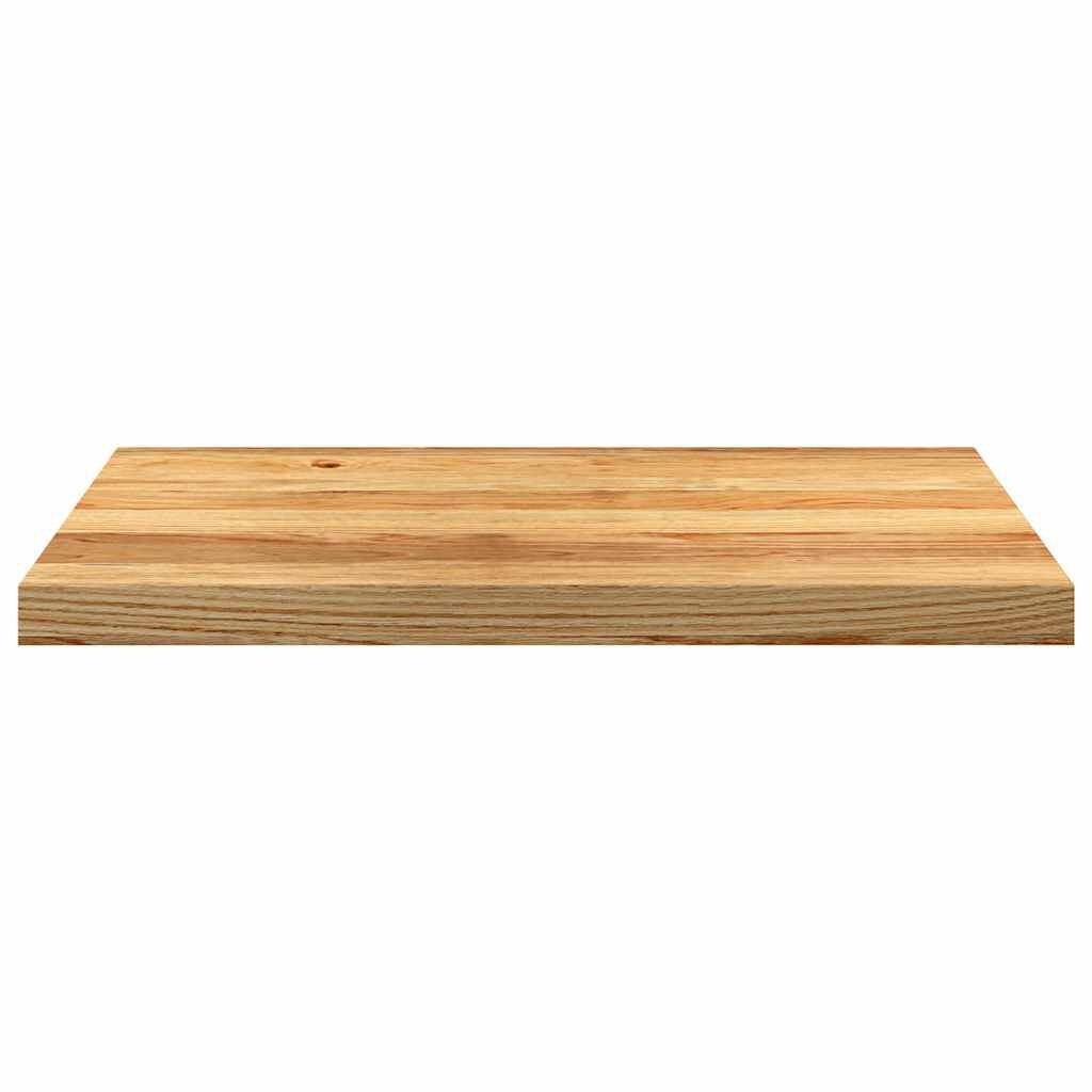 vidaXL Vensterbanken 2 st 70x40x2 cm massief eikenhout lichtbruin