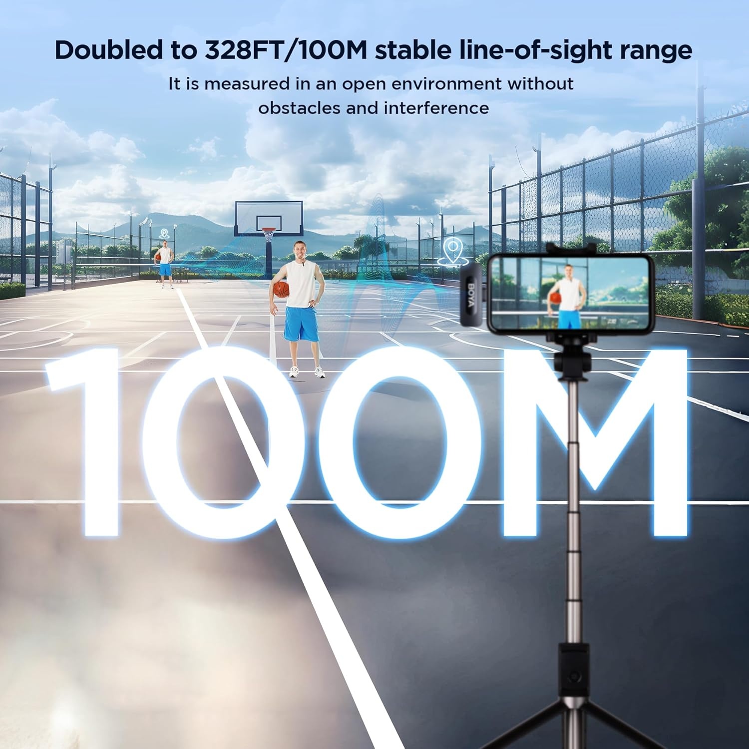 BOYA BY-V30 Mini Draadloze Lavalier Microfoon, 36 Uur Batterijduur, USB-C voor iPhone Android Livestreaming Vlog