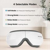 Medcursor Elektrische Oogmassager met Warmtefunctie - Wit