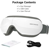 Medcursor Elektrische Oogmassager met Warmtefunctie - Wit