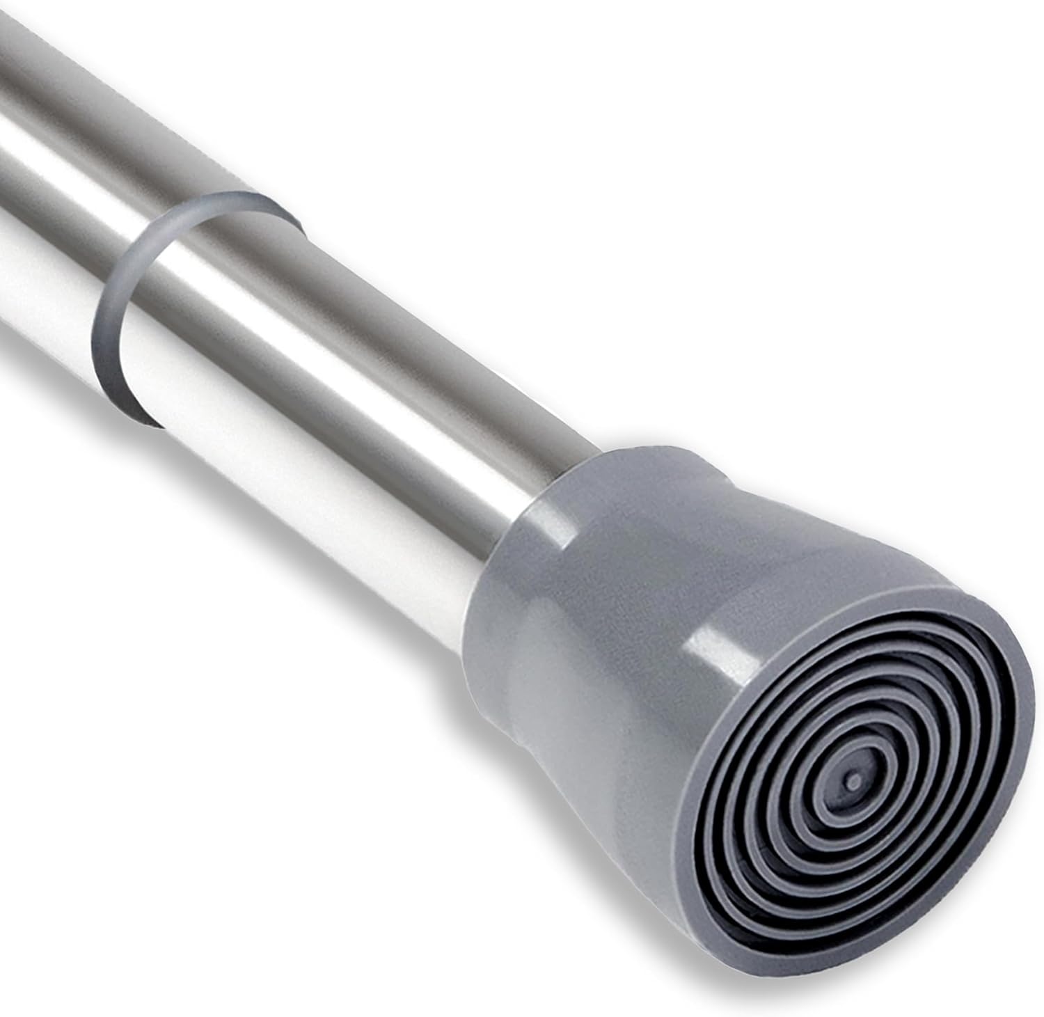 Venwemong 1Pc Uitschuifbare Douchegordijn Spanstang Geen Boren Telescopische Kast Bar Verstelbare Kamer Divider Gordijn Staaf voor Boekenplank Badkamer (110-200CM/43,3-78,7 inch, roestvrij staal)