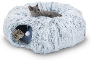 Kattentunnelbed Grijs - Multifunctioneel & Speels - 51% Korting!