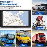 9 inch Navigatiesysteem voor Auto, Vrachtwagen en Camper met Realtime Verkeersinfo