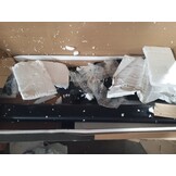 Universele Vloer TV Standaard met Zwenkfunctie voor 19-43 inch LCD LED TV, Zwart met 2 Legborden