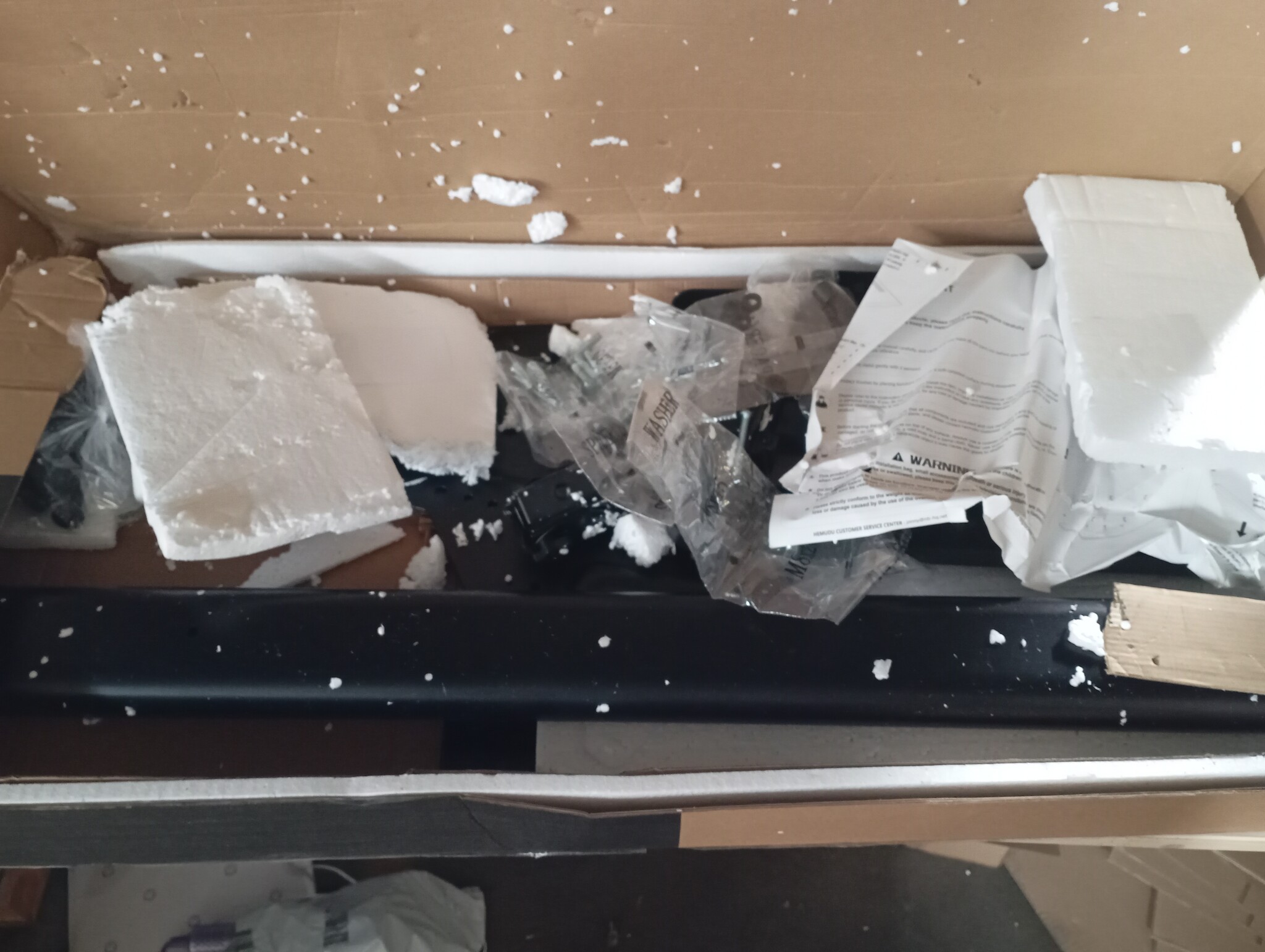 Universele Vloer TV Standaard met Zwenkfunctie voor 19-43 inch LCD LED TV, Zwart met 2 Legborden