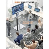 Universele Vloer TV Standaard met Zwenkfunctie voor 19-43 inch LCD LED TV, Zwart met 2 Legborden