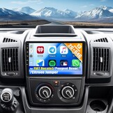 2G + 64G 8Core CAMECHO Android 13 Auto Radio voor FIAT Ducato3/Peugeot Boxer/Citroen Jumper met Navi Carplay Android Auto 9-inch Scherm Dubbele Din Auto Radio met Bluetooth RDS 32EQ DSP Spiegel link