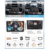 2G + 64G 8Core CAMECHO Android 13 Auto Radio voor FIAT Ducato3/Peugeot Boxer/Citroen Jumper met Navi Carplay Android Auto 9-inch Scherm Dubbele Din Auto Radio met Bluetooth RDS 32EQ DSP Spiegel link
