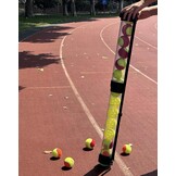Schaalbare ballenopvangbuis voor tennisballen, pickleballen, bal opnamebuis, voor maximaal 15 ballen