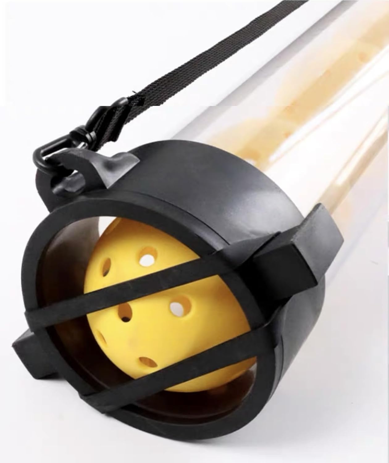 Schaalbare ballenopvangbuis voor tennisballen, pickleballen, bal opnamebuis, voor maximaal 15 ballen