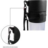 Schaalbare ballenopvangbuis voor tennisballen, pickleballen, bal opnamebuis, voor maximaal 15 ballen