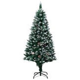 Kerstboom met Sneeuw & Dennenappels (150cm) - 71% Korting!