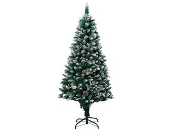Kerstboom met Sneeuw & Dennenappels (150cm) - 71% Korting!
