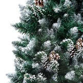 Kerstboom met Sneeuw & Dennenappels (150cm) - 71% Korting!