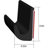 J-vormige PVC Druppelrail Zelfklevend 4.9m - 71% Korting!