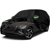 Waterdichte Autohoes Zwart 7 Lagen All-Weather met Ritssluiting voor Hyundai Tucson/N-line SUV (2010-2023)