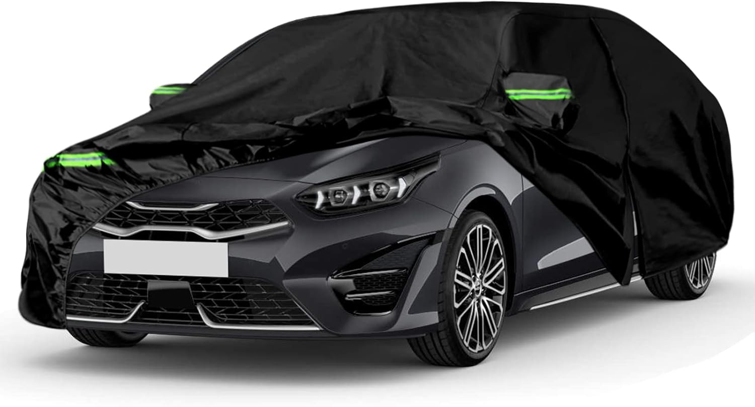 Waterdichte Autohoes Zwart 7 Lagen All-Weather met Ritssluiting voor Hyundai Tucson/N-line SUV (2010-2023)